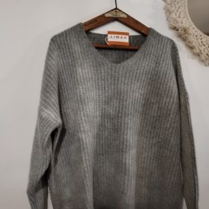 PULL LISON GRIS