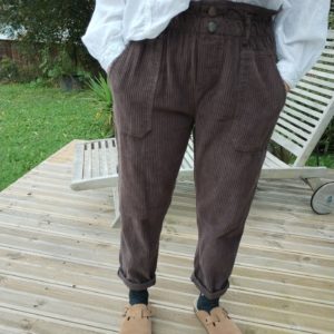 PANTALON VELOURS CRUZ CHOCO