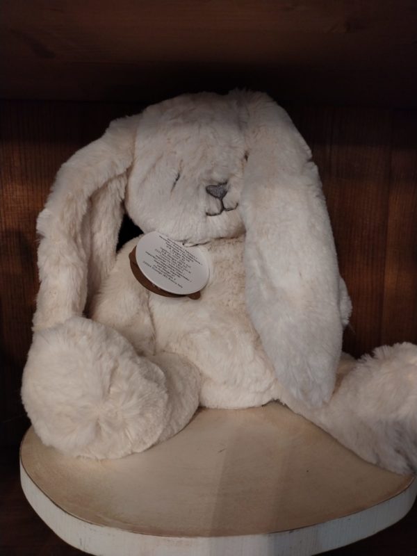 PELUCHE LAPIN GM BLANC