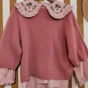 PULL SACHA VIEUX ROSE