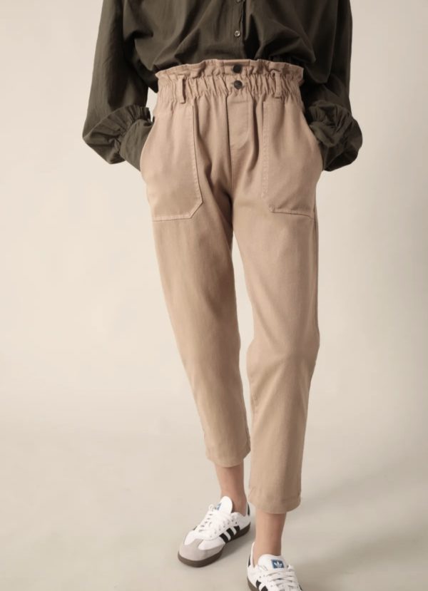 PANTALON CRUZ TOILE BEIGE