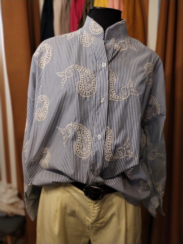 CHEMISE NAYA RAYE BLEU