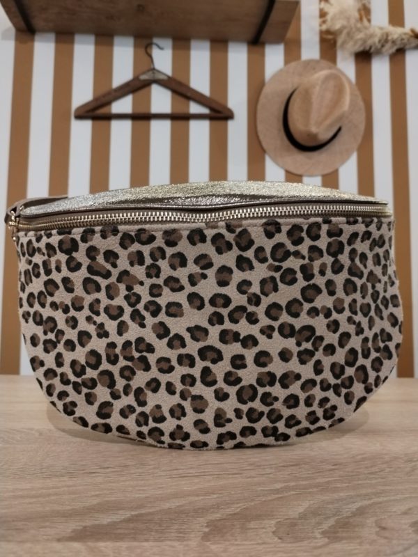 SAC BANANE LEOPARD