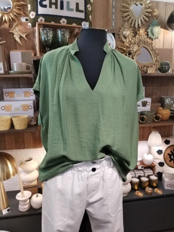 BLOUSE MAYA VERT