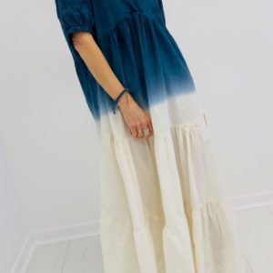 ROBE TIE&DYE BLEU