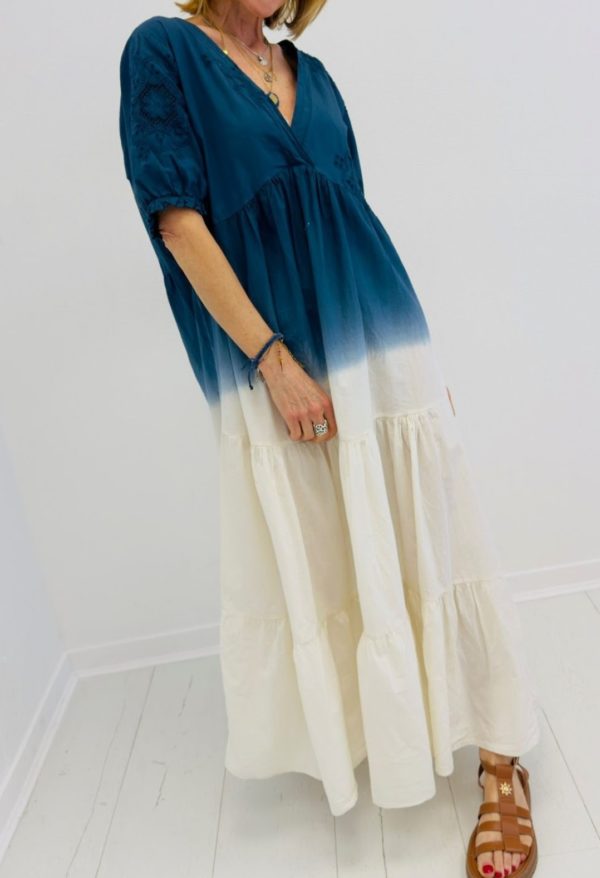 ROBE TIE&DYE BLEU