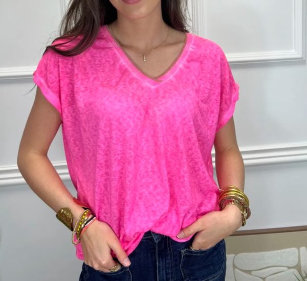 TEE SHIRT BONI ROSE
