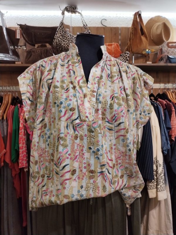 BLOUSE BORA VERT