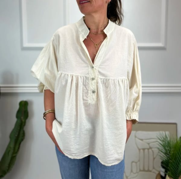BLOUSE DAILANE ECRU