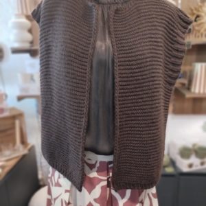 GILET PAULETTE CHOCO