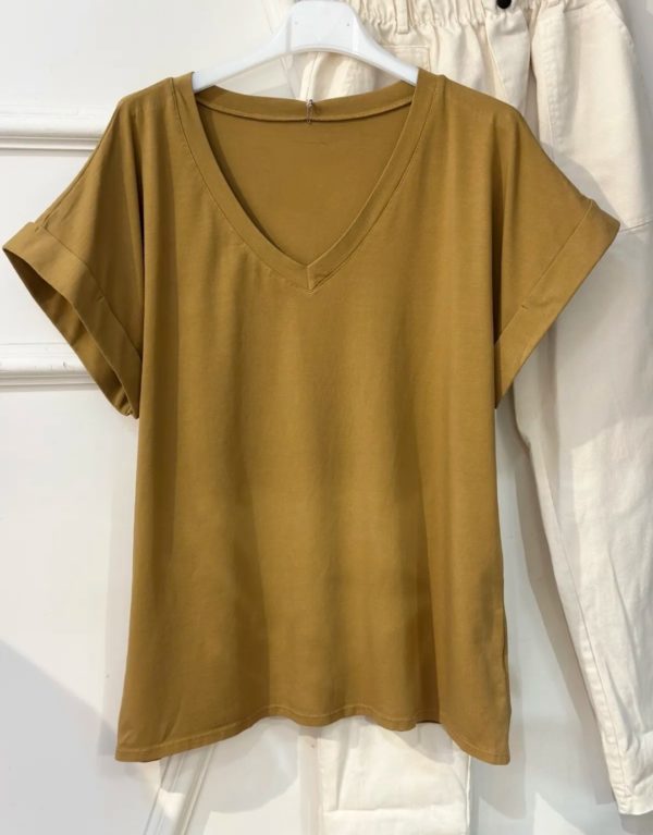 TEE SHIRT AZERRO SENAPE