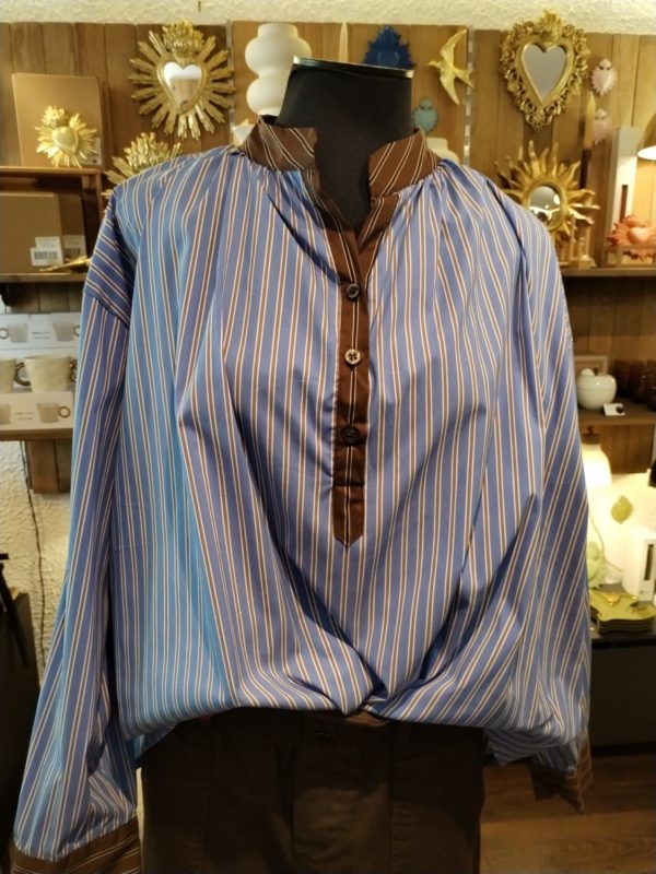 BLOUSE SALOME BLEU