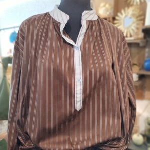 BLOUSE SALOME CHOCO