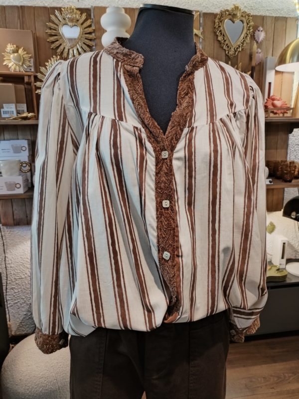 CHEMISE ALBA CHOCO