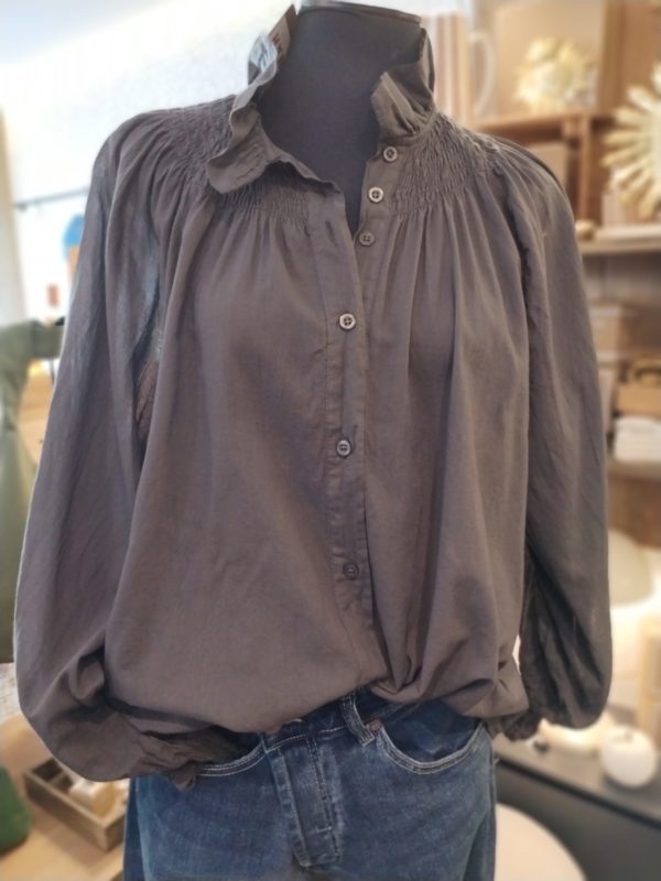 CHEMISE GLORIA ANTHRACITE