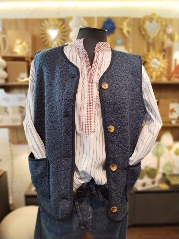 GILET SACHA MARINE