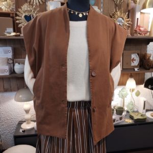 VESTE YOUM NOISETTE