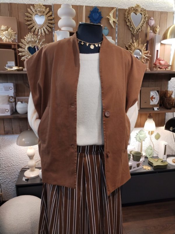 VESTE YOUM NOISETTE