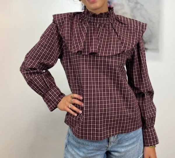 BLOUSE TALI PRUNE