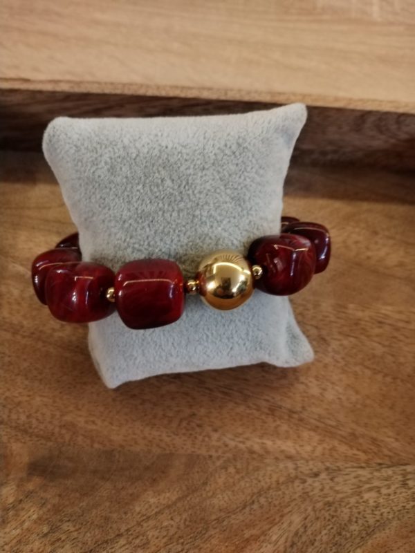 BRACELET NINETTE BORDEAUX