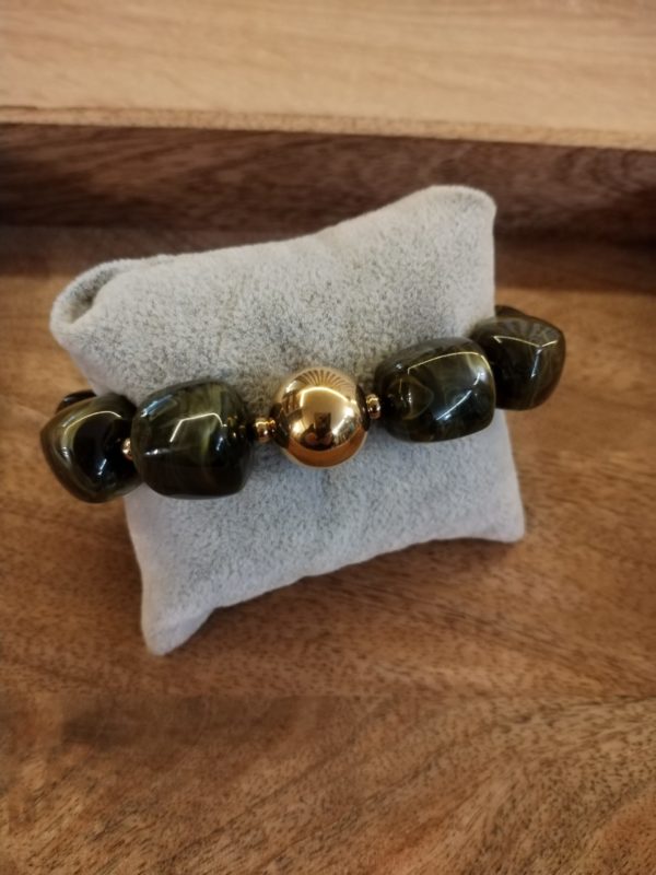 BRACELET NINETTE KAKI