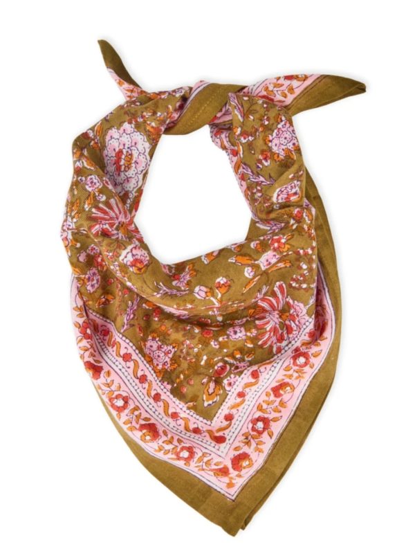 FOULARD KIALA BISCUIT 50X50