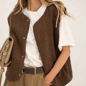 GILET MANON CHOCO