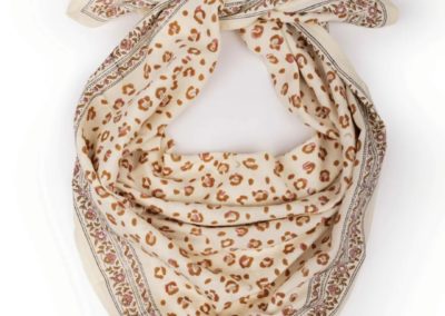 GRAND FOULARD BENGAL ECRU