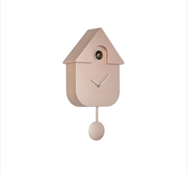 HORLOGE A COUCOU METALLIC ROSE GOLD – Image 2