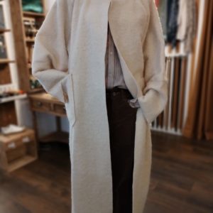MANTEAU JUJU ECRU