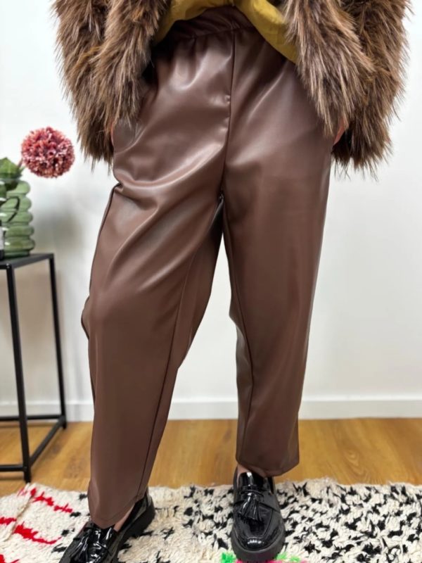PANTALON SIMILI CHOCO