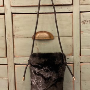 POCHETTE FAUVE NOIR