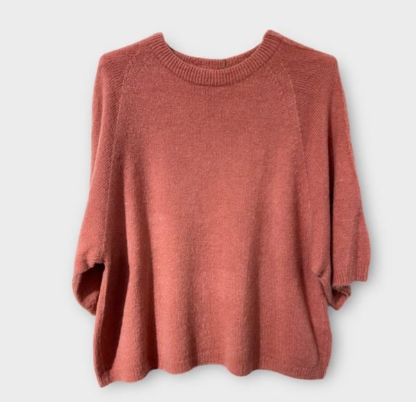PULL MILA VIEUX ROSE