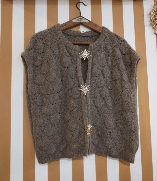 PULL SOLEIL TAUPE