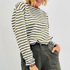 TEE SHIRT MARINE KAKI