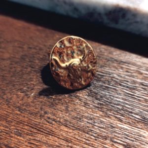 BAGUE DOREE TAUREAU