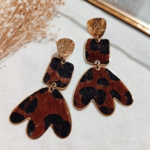 BO LEOPARD GEOMETRIQUE