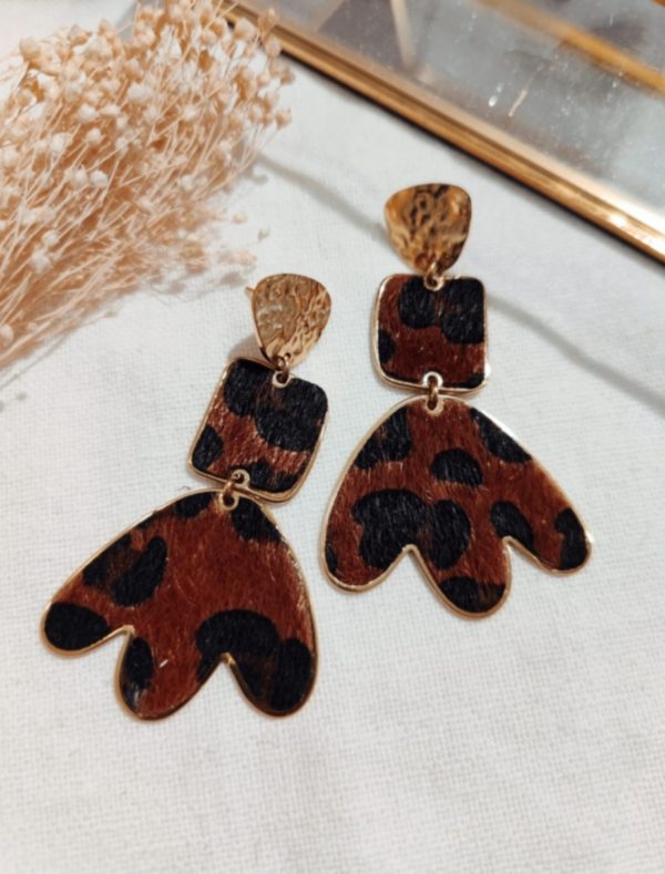 BO LEOPARD GEOMETRIQUE