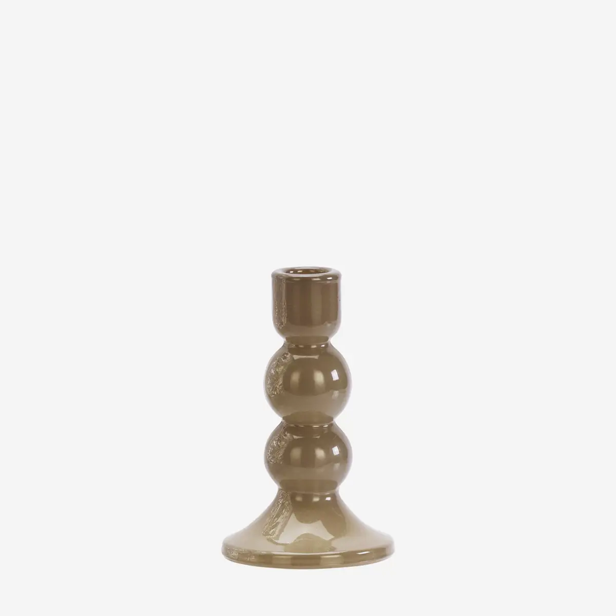 BOUGEOIR TAUPE H14.5