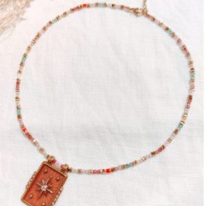 COLLIER AMULETTE ETOILES