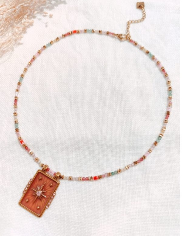COLLIER AMULETTE ETOILES