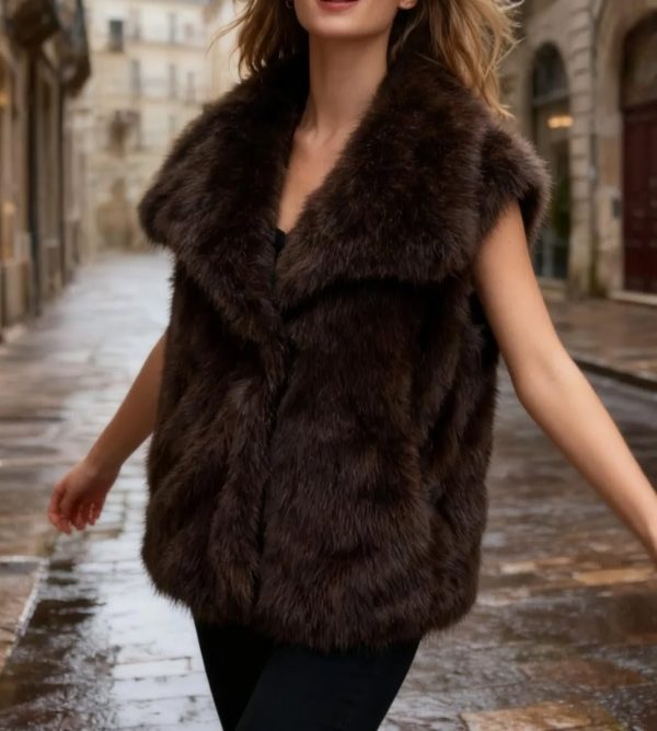 GILET LOULOU CHOCO