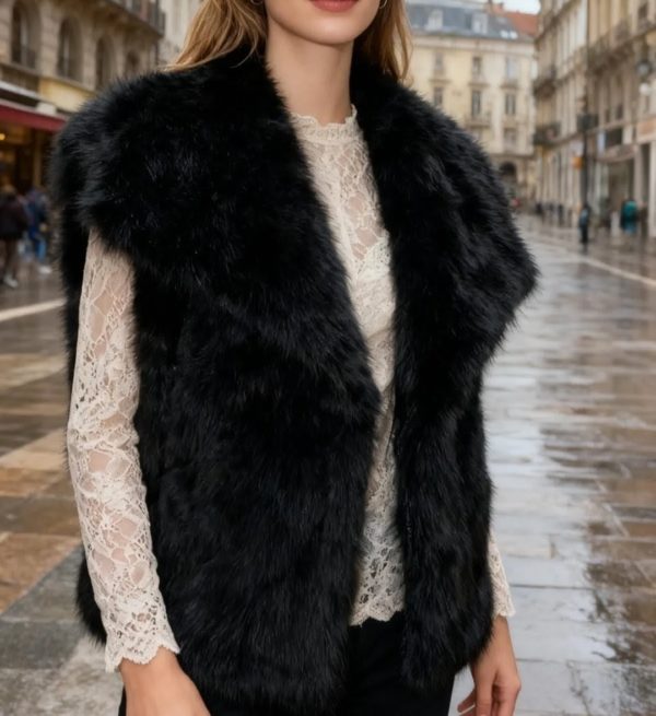 GILET LOULOU NOIR