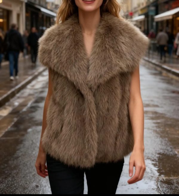GILET LOULOU TAUPE