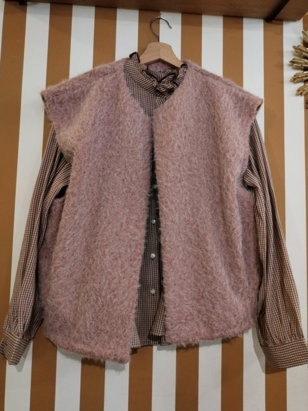 GILET TIMEO ROSE