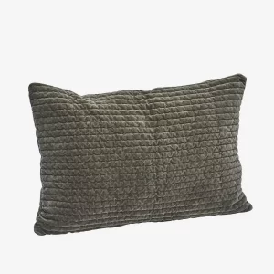 HOUSSE DE COUSSIN VELOURS MATELASSE