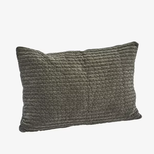 HOUSSE DE COUSSIN VELOURS MATELASSE