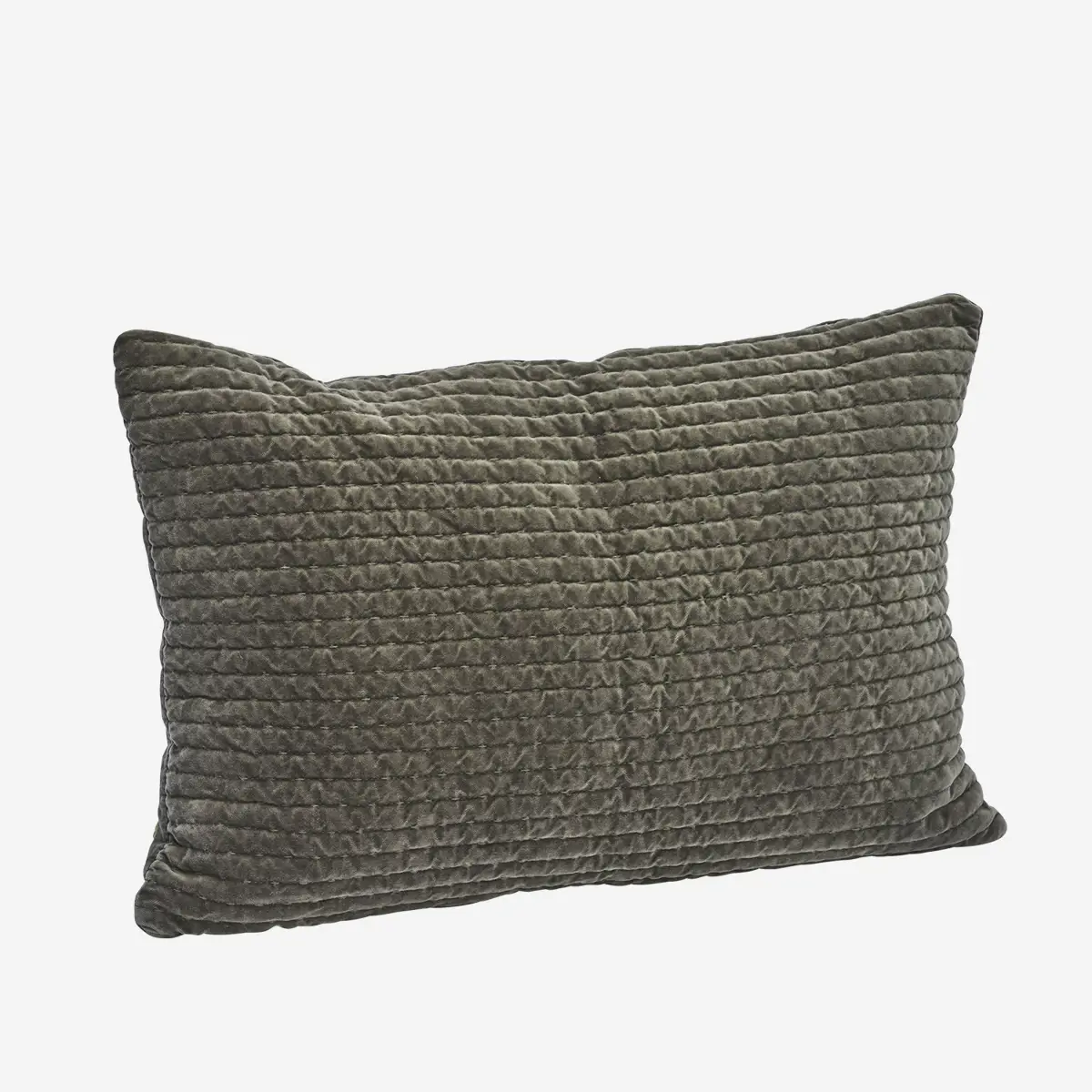 HOUSSE DE COUSSIN VELOURS MATELASSE