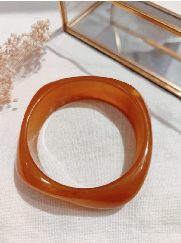 JONC MANCHETTE RESINE CAMEL