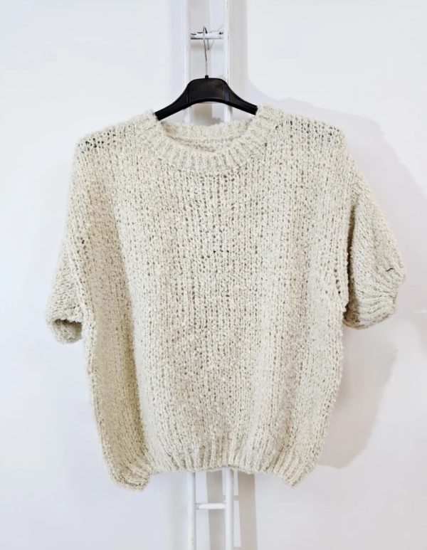 PULL BOUCLETTE ECRU